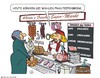 Cartoon: Neue Wahllokale (small) by JotKa tagged wahlen,wahlkampf,wahllokal,wahlurne,parteien,supermärkte,spd,fleischer,geschäfte,einkaufen,wahlverdrossenheit,politikverdrossenheit,wähler,nichtwähler,bundestagswahlen,landtagswahlen,kommunalwahlen