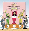 Cartoon: Olympiaden  Olympics (small) by JotKa tagged sport,doping,betrug,skandale,olympiaden,olympische,spiele