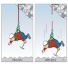 Cartoon: Online-Offlein (small) by JotKa tagged online offleine berge bersteigen natur bergsteiger anseilen bergwandern smartphone freizeit klettern