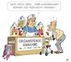 Cartoon: Organspender (small) by JotKa tagged organspender,organspende,herz,lunge,leber,milz,augen,medizin,krankenhaus,krankheiten,organspendeausweis,jens,spahn,gesundheit,spenden,transplantation,organtransplantation,gesundheitsminister,politik,politiker,rentner,pensionäre