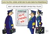 Cartoon: Pilotenstreik (small) by JotKa tagged piloten,luftfahrt,fliegen,reisen,streiks,transport,verkehr,urlaub,freizeit,passagiere,termine,surpriseair,flugzeuge,flughäfen,ausland,gewerkschaften