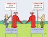 Cartoon: Sanktionierer (small) by JotKa tagged putin,scholz,northstream,sanktionen,russland,ukraine,nato,eu