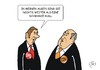 Cartoon: Schwarze Null (small) by JotKa tagged schwarze null politiker parteien sprichwörter