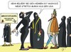 Cartoon: Shopping (small) by JotKa tagged shopping,einkaufen,mode,kleider,burka,männer,frauen,international,modehaus,boutique,islam,moslem,schneider,modedesigner,designer,modern,stretch,zweitfrau,regenschirm,schere,maßband,nadeln,nähen,verkaufen,handeln,handel