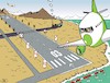 Cartoon: Sonderbare Welt (small) by JotKa tagged luftfahrt,flugzeuge,flughäfen,piloten,eisenbahn,bahnübergänge,schienen,warntafeln,fliegen,reisen,urlaub,urlaubsziele,visionen,technik,startbahn,rwy,runway,berge,meer,strand