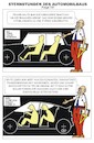 Cartoon: Sternstunden (small) by JotKa tagged sternstunden,auto,automobil,automobilbau,design,ergonomie,mode,modeerscheinung,designer,automobilindustrie,job,arbeitsplätze,kunde,verbraucher,geld,industrie,gesellschaft,trends,gewinne