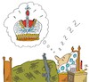 Cartoon: Träume-Dreams (small) by JotKa tagged putin,ukraine,russland,träume,zar,zarenkrone,grossrussland