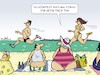 Cartoon: Trimm Dich (small) by JotKa tagged sport natur laufen joggen figur training gesellschaft mann frau er sie liebe ehe beziehungen abspecken gesundheit sex urlaub strand sonne mehr sixpack fett körper ferien freizeit tips