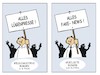 Cartoon: Unterschiede (small) by JotKa tagged gesellschaft,bildung,meinungen,fake,news,lügenpresse,lügen,fakes,gesellschaftsschichten,eliten