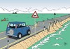 Cartoon: Verkehrsschilder  Trafficsigns (small) by JotKa tagged verkehrschilder,straßen,verkehr,bodenwellen,umleitungen,behörden,straßenbau,beschilderungen,straßenmeistereien,gesellschaft,wirtschaft,auto,straßenverkehrsordnung,führerschein,führerscheinprüfung