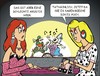 Cartoon: Verständigungsprobleme (small) by JotKa tagged bildungslücke,neureich,musik