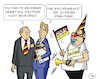 Cartoon: Vertrauensverlust (small) by JotKa tagged politiker,parteien,politik,bürger,vertrauen,vertrauensverlust,politikmüdigkeit,bundesregierung
