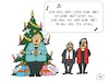 Cartoon: Vorweihnachtlicher Gesang (small) by JotKa tagged bundestagswahl 2017 koalitionen sondierungen differenzen sondierunggespräche neuwahlen cdu csu spd politiker parteien bundespräsident regierungsbildung bundesregierung spitzengespräch schulz steinmeier merkel nahles groko basis weihnachtsbaum weihnachtsgeschenke weihnachtslieder