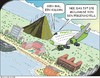 Cartoon: Vulkan (small) by JotKa tagged urlaub reisen fernreisen hotel ferienanlage ferien reiseveranstalter flugzeug strand meer erholung umwelt müll müllentsorgung müllproduktion infrastruktur fluggesellschaft piloten baden schwimmen sonne palmen flugplatz