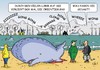 Cartoon: Wale (small) by JotKa tagged wale nordsee natur umwelt meerestieren ausbeutung offshore tierschutz jungwale walsterben kapital geld gewinn meere ozeane see fische tierwelt umweltschutz windenergie erdöl erdgas kapitalisten umweltsterben küsten