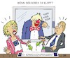 Cartoon: Wenn der Boris 3x klopft (small) by JotKa tagged jean claude juncker ursula von great britain leyen boris johnson eu gb europäische union brexit