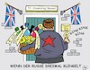 Cartoon: Wenn der Russe (small) by JotKa tagged agenten,spione,exagenten,spionage,überläufer,geheimdienste,london,moskau,england,russland,eu,nato,sanktion,nervengift,giftanschlag,kalter,krieg,krisen,diplomaten