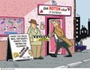 Cartoon: Zur roten Lola (small) by JotKa tagged lola bar nachtbar bordell amüsierbetrieb sex puff prostitution krankheiten heilmittel salbe vertreter chef chauffeur angestelllter handel verkauf hausierer bauchladen nachtleben prostituierte kunden freier verhütung