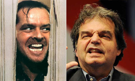 Cartoon: The Shining (medium) by azamponi tagged berlusconi