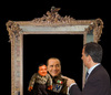 Cartoon: Riflessioni del Ministro (small) by azamponi tagged frattini,berlusconi,foreign,policy,italy