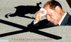 Cartoon: Via Crucis (small) by azamponi tagged berlusconi,politics,satire