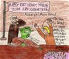 Cartoon: Herzanfall (small) by Salatdressing tagged luke skywalker lieb star wars krieg der sterne vader obi wan kenobi yoda herzanfall herzinfarkt geb geburtstag geboren alt torte kerzen kuchen happy birthday tod böse idiot dumm viel zuviel übertreiben genau nehmen pusten auspusten