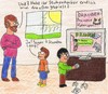 Cartoon: Videospiel (small) by Salatdressing tagged draussen,draußen,videospiele,videospiel,stubenhocker,technik,box,xbox,microsoft,konsole,spielen,zocken,zocker,jugend,wetter,freizeit,lange