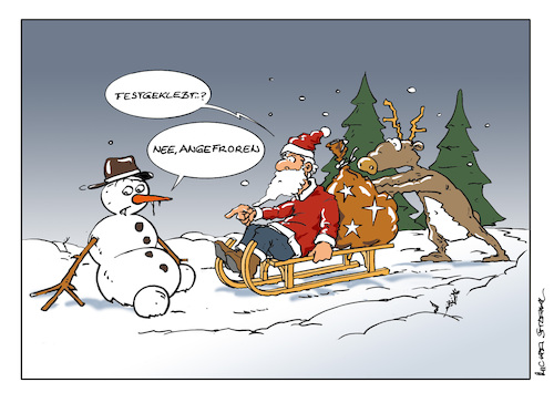 Cartoon: angefroren (medium) by Micha Strahl tagged micha,strahl,weihnachten,weihnachtsmann,xmas,klimaaktion,micha,strahl,weihnachten,weihnachtsmann,xmas,klimaaktion