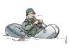 Cartoon: Bundesschwer (small) by Micha Strahl tagged micha,strahl,fitness,bundeswehr,übergewicht,