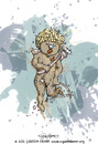 Cartoon: EROS (small) by CIGDEM DEMIR tagged eros,love