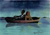 Cartoon: THE CONCERT (small) by CIGDEM DEMIR tagged concert musiz sea underwater man woman night