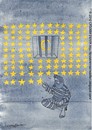 Cartoon: The days spent... (small) by CIGDEM DEMIR tagged cigdem,demir,day,star,caricaturist,prison,jail,man,moon,yellow