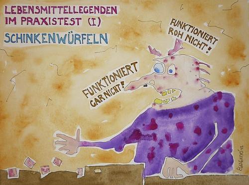 Cartoon: Lebensmittellegenden (medium) by Eggs Gildo tagged schinken