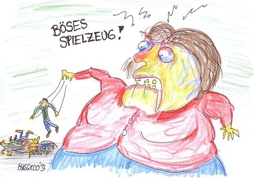Cartoon: Nach der Niedersachsenwahl (medium) by Eggs Gildo tagged merkel,mcallister,wahl,niedersachsen