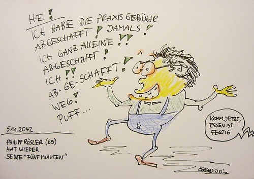 Cartoon: Praxisgebühr (medium) by Eggs Gildo tagged fdp,rösler,philipp,praxisgebühr