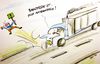 Cartoon: Bahnstreik (small) by Eggs Gildo tagged gdl,bahn,bahnstreik