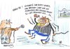 Cartoon: Der Minister ist unschuldig (small) by Eggs Gildo tagged euro,hawk,drohnen,verteidigungsminister,thomas,de,maiziere