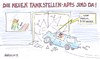 Cartoon: Tankstellen Apps (small) by Eggs Gildo tagged tankstellen,apps