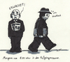 Cartoon: Morgengrauen (small) by bertgronewold tagged montagmorgen,fußgängerzone,arschloch