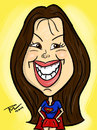 Cartoon: Esly Carrero (small) by rubel tagged esly carrero