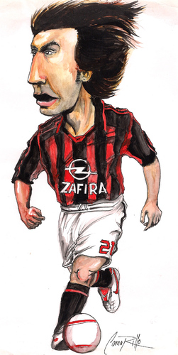 Cartoon: ANDREA PIRLO (medium) by camarillo tagged pirlo