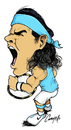 Cartoon: RAFAEL NADAL (small) by camarillo tagged nadal