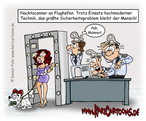 Cartoon: Körperscanner (medium) by karicartoons tagged terrorismus,terror,sicherheitscheck,sicherheit,scanner,scan,nacktscanner,körperscanner,flughafen,durchsuchen,durchleuchten,drohung,cartoon,bedrohung,attentat