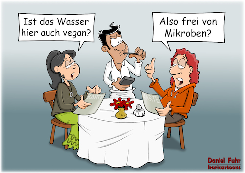 Cartoon: Veganes Wasser (medium) by karicartoons tagged übertreibung,cartoon,dogma,ernährung,essen,ethik,extrem,gesund,gesundheit,humor,küche,lifestyle,lustig,nahrung,nahrungsmittel,vegan,veganer,veganes,leben,veganismus,übertreibung,cartoon,dogma,ernährung,essen,ethik,extrem,gesund,gesundheit,humor,küche,lifestyle,lustig,nahrung,nahrungsmittel,vegan,veganer,veganes,leben,veganismus