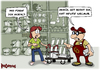 Cartoon: Acryl (small) by karicartoons tagged acryl,baumarkt,cartoon,einkaufen,frau,handwerker,humor,irrtum,kompetenz,lustig,namen,sprache,suche,suchen,türkisch,verkauf,verkaufsberater,verkäufer,verwechselung,türkische,klingt,wie