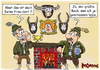 Cartoon: Bock geschossen (small) by karicartoons tagged jäger,jagd,jagdtrophäen,frau,ehe,ehefrau,bock,geschossen,beziehung,probleme,fehler