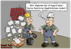 Cartoon: Fachliche Qualifikation (small) by karicartoons tagged ausbildung,bau,bauen,baustelle,beruf,cartoon,facharbeiter,fliesen,fliesenleger,handwerker,handwerk,pfusch,qualifikation,qualifiziert