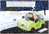 Cartoon: Heizung eingeschalten (small) by karicartoons tagged elektroauto,elektromobilität,akku,ladekapazität,strom,stromverbrauch,reichweite,winter,verkehr,auto,zukunft,elektroantrieb,heizung,kälte,leer,stehen,bleiben