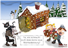 Cartoon: Neue Wärmedämmung (small) by karicartoons tagged dämmung,haus,hänsel,und,gretel,hexe,hexenhaus,kinder,lebkuchen,lebkuchenhaus,lustig,märchen,parodie,schnee,wald,wärmedämmung,winter