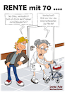 Cartoon: Rente mit 70 (small) by karicartoons tagged alt,alter,altersarmut,altersvorsorge,arbeit,bis,zum,umfallen,arbeitsleben,deutschland,krankenhaus,krankenschwester,pflege,rente,mit,70,rentenversicherung,sozialsystem,sozialversicherung,vorsorge